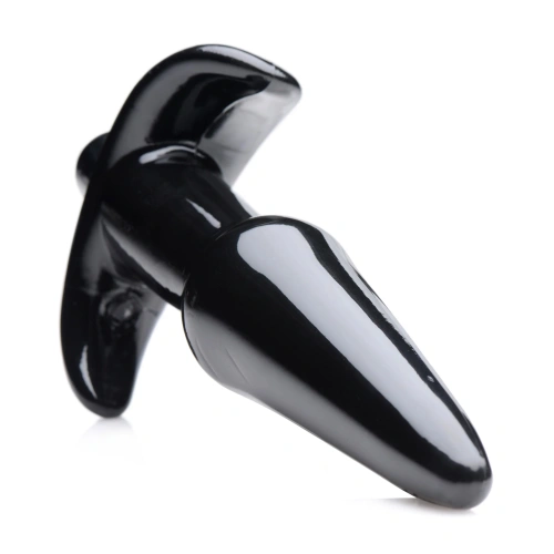 Frisky Smooth Vibrating Anal Plug - Black - Анальная пробка с вибрацией, 12х3 см (черный)