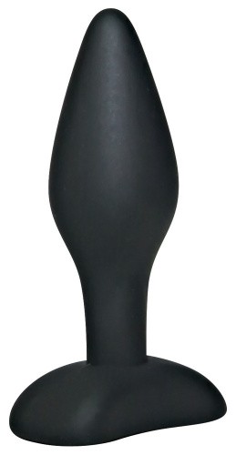Orion Black Velvets Small - Анальна пробка, 9х2,6 см (черный)