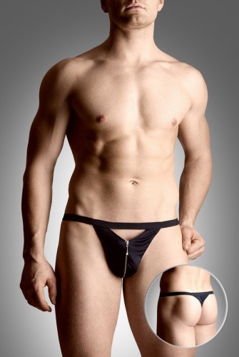 SoftLine - Mens thongs 4497 - Труси чоловічі, S-L (чорний) - купити в Києві, Україні