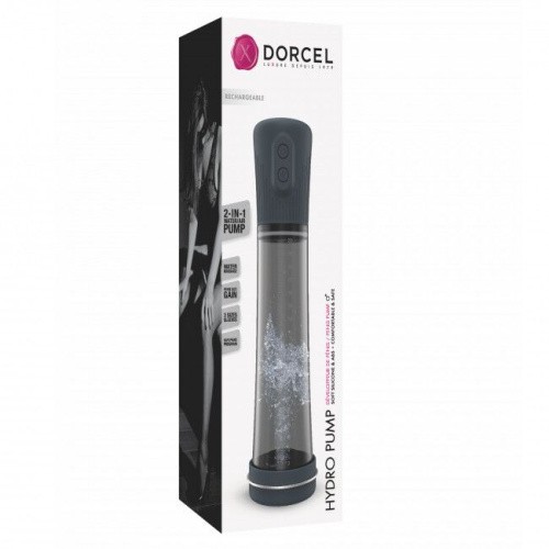 Dorcel Hydro Pump - автоматическая гидропомпа для члена 2-в-1, 20.7х5.5 см