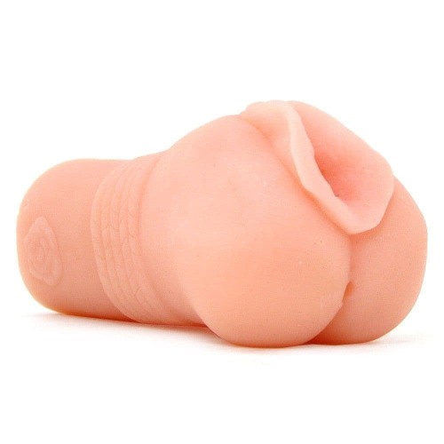 Topco Sales CyberSkin CyberStroker Pussy and Ass - Мастурбатор вагина и анус, 17,8 см (телесный)