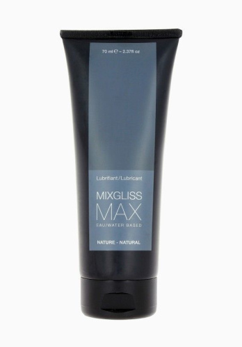 MixGliss Max Nature - Анальна гель-змазка на водній основі з екстрактом алое, 70 мл. - купити в Києві, Україні