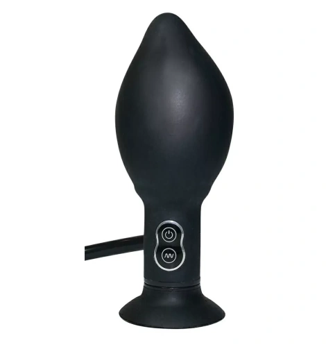 Orion True Vibrating Anal Plug надувна анальна пробка з вібрацією, 17х2.6 см - купити в Києві, Україні