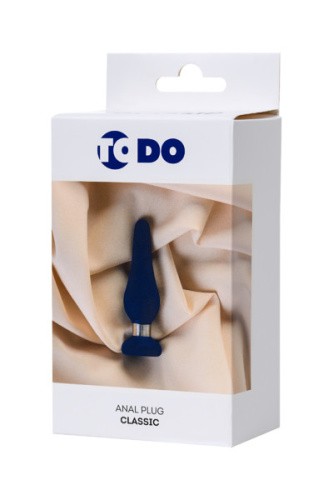 ToDo By Toyfa Сlassic - Анальная пробка, 10х3 см (синий)