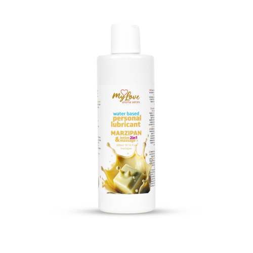 2в1 лубрикант и массажный гель - MyLove Aroma Series Intim&Massage Marzipan, 300 мл