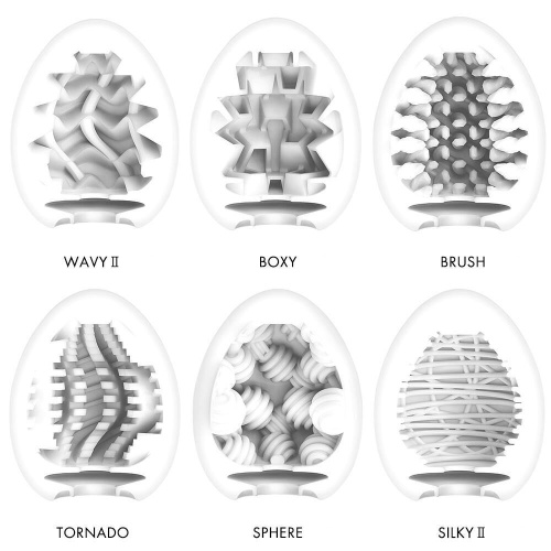 Набор мастурбаторов Tenga Egg New Standard Pack, 6 шт