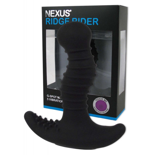 Масажер простати Nexus-Ridge Rider Black, 9.5х3. 5 см (чорний) - купити в Києві, Україні