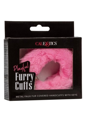 CalExotics Furry Cuffs - Наручники (розовые)