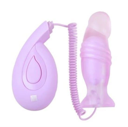 Topco Sales FunZone Sunken Pleasures Sea Squirt - Анальная вибропробка Морские Брызги, 10х3,3 см (сиреневый)