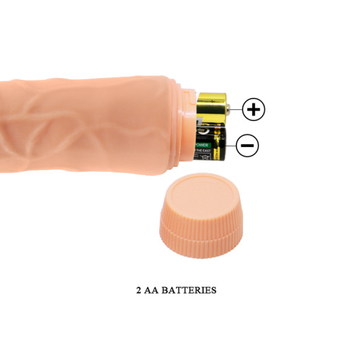 Baile Barbara Jeff Vibrator - Вібратор реалістичний, 19.5х4 см (тілесний) - купити в Києві, Україні