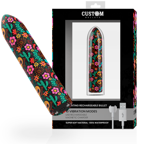 Custom Bullets Spring - Вибропуля, 6,25х2 см (разноцветный)