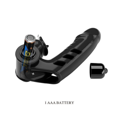 Pretty Love Corbin Finger Vibrator Black - Насадка на палец, 11х2.8 см (чёрный)