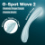 Вибратор Satisfyer G-Spot Wave 2 Ice Blue, имитирует ласки пальцем