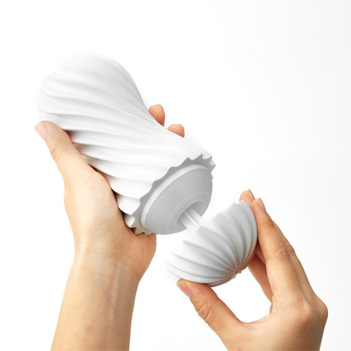 Tenga Flex Silky White мастурбатор з ефектом скручування, 17,6 см (білий) - купити в Києві, Україні
