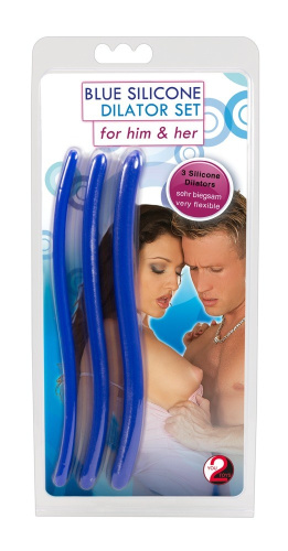 Blue Silicone Dilator Set - Стимулятори уретри - купити в Києві, Україні