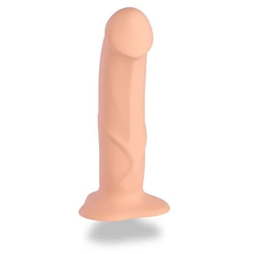 Fun Factory The Boss Stub - Реалистичный фаллоимитатор с изогнутой головкой, 18x4.2 см (телесный)