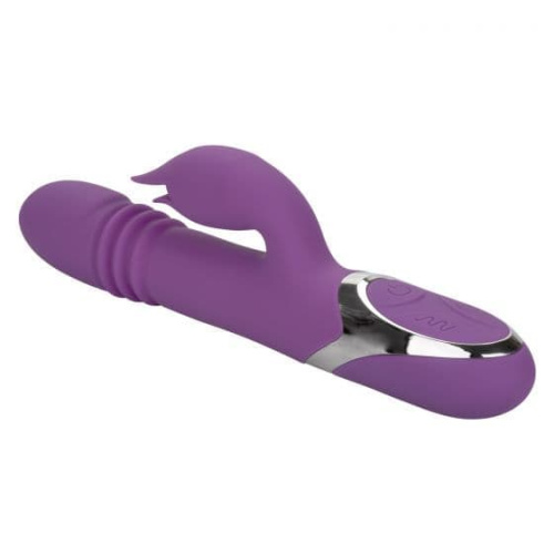 CalExotics Enchanted Kisser - вибратор кролик с толчковыми движениями и вращением, 12.8х3.8 см