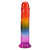 Дилдо Doc Johnson Crystal Jellies 8.5 Inch Сlassic Dong Rainbow, 21,6 см - купити в Україні | Секс шоп SEX-SHOP.ua