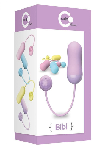 Виброяйцо Bibi Remote Egg, 7х3 см (розовый)