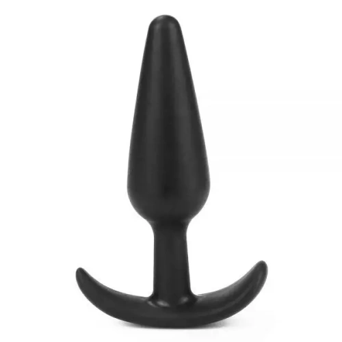 LoveToy Lure Me Butt Plug Slim Black L - Анальна пробка, 12,5 см (черный)