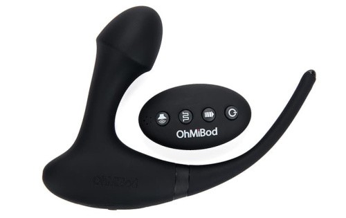OhMiBod - Club Vibe 3.OH Hero анальный вибратор с дистанционным управлением, 7х3.2 см (чёрный)