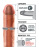 Pipedream Mega Extension Flesh - Насадка-подовжувач для пеніса, + 5.1 см - купити в Києві, Україні