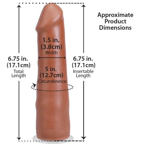 Фалоімітатор Doc Johnson The Realistic Cock ULTRASKYN 7 Inch, 17,1 см - купити в Україні | Секс шоп SEX-SHOP.ua