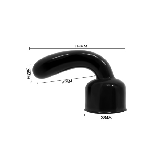 LyBaile - Power Head G Spot Pleaser Wand Massager Head Transparent - Насадка для вибромассажера, 11.6х2 см