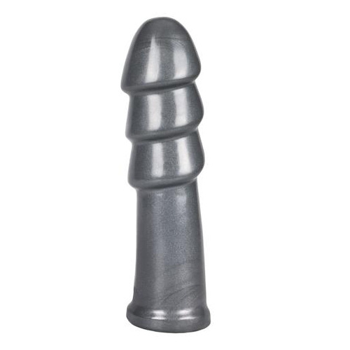 Doc Johnson American Bombshell B-10 Warhead Gun Metal, фаллоимитатор для фистинга, 25.4х6,9 см