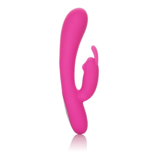 California Exotic Novelties Embrace Massaging G-Rabbit - вибратор-кролик для точки G, 13х3.3 см (розовый)