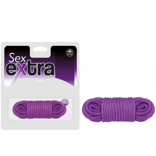 Веревка для связывания Nanma Sex Extra Love Rope, 10 м (красный)