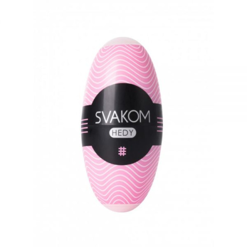 Svakom Hedy Male Мастурбатор-яичко, 8.5х4 см (розовый)
