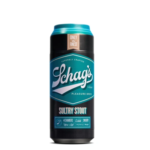 Schag's by Blush Sultry Stout - самосмазывающийся мастурбатор в банке, 19,7 см
