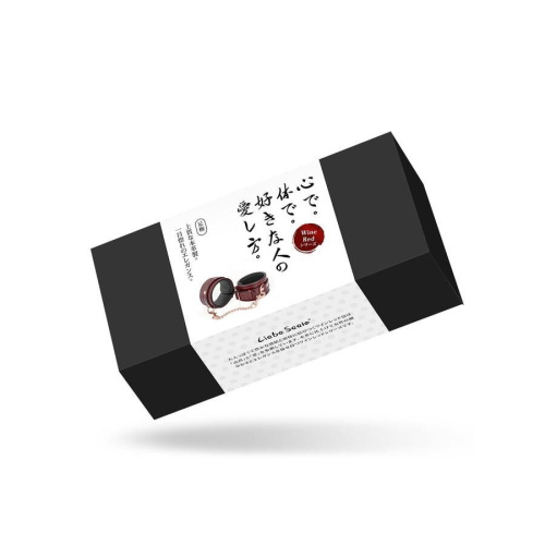 Кожаные поножи Liebe Seele Wine Red Ankle Cuffs
