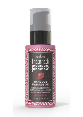 Массажный гель Sensuva Handipop Strawberry, 59 мл