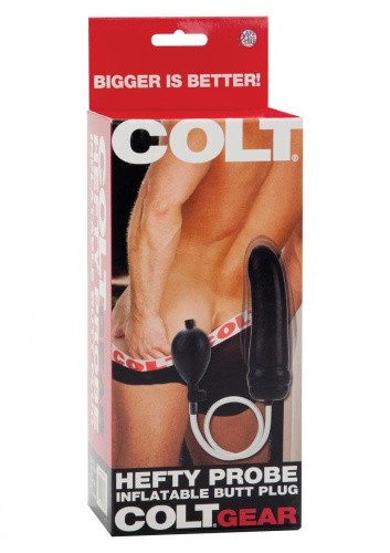 CalExotics Colt Probe Inflatable Butt Plug - надувная анальная пробка, 16,5х5 см