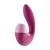 Satisfyer Supernova - Вибратор с вакуумно-волновым стимулятором клитора, 16.9х3.7 см (малиновый)