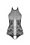 Бодистокинг с имитацией корсетной шнуровки Passion BS094, One Size