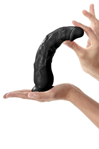 Real Body Real Justin Black - фаллоимитатор с присоской,  21,5х4,2 см.