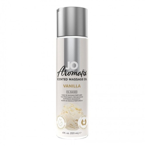 System JO Aromatix - Massage Oil - Vanilla - Масажна олія, 120 мл - купити в Києві, Україні