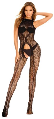 Бодістокінг SoftLine Bodystocking 2038, black - One Size - купити в Україні | Секс шоп SEX-SHOP.ua