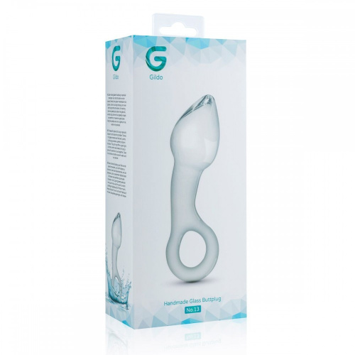 Gildo Glass Prostate Plug No. 13 скляний стимулятор простати, 13.5х4.3 см - купити в Києві, Україні
