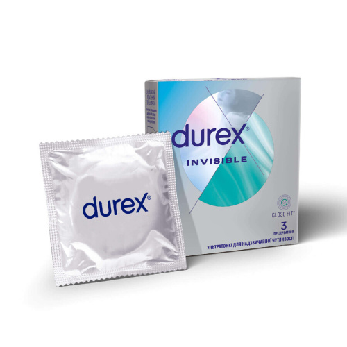 Durex №3 Invisible, 3 шт