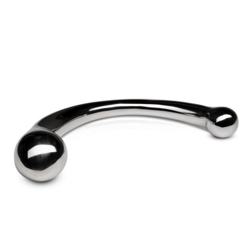 Sinner Gear Unbendable The Curvey G-Spot Metal Dildo металевий ділдо, 27х2.5 см - купити в Києві, Україні