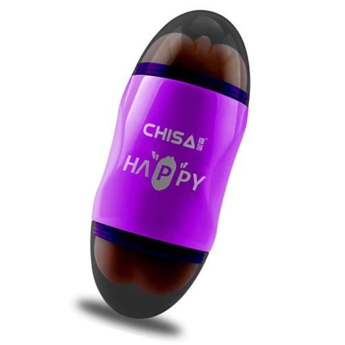 Chisa MX Portable Happy Cup Pussy & Ass - Мастурбатор, 16 см (фиолетовый)