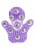 Simple & True Roller Balls Massager - Перчатка для массажа, 14х11 см (фиолетовый) Simple & True Roller Balls Massager - Перчатка для массажа, 14х11 см (фиолетовый)