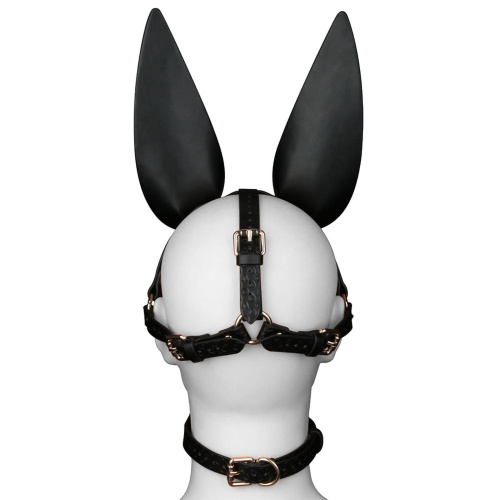 БДСМ маска кролика LoveToy Rebellion Reign Dark Bunny Mask
