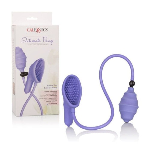 California Exotic Novelties Silicone Pro Intimate Pump - Вакуумная вибропомпа для клитора, 7.5х4.5 см