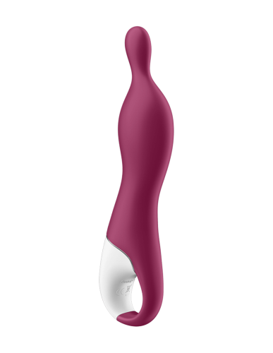 Satisfyer - A-Mazing 1 - Инновационный вибратор для точки А, 21.7х3.8 см (ягодный)