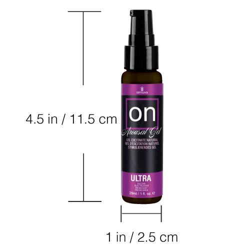 Збуджувальний гель для клітора, рідкий вібратор Sensuva ON for Her Arousal Gel Ultra, 29 мл - купити в Україні | Секс шоп SEX-SHOP.ua